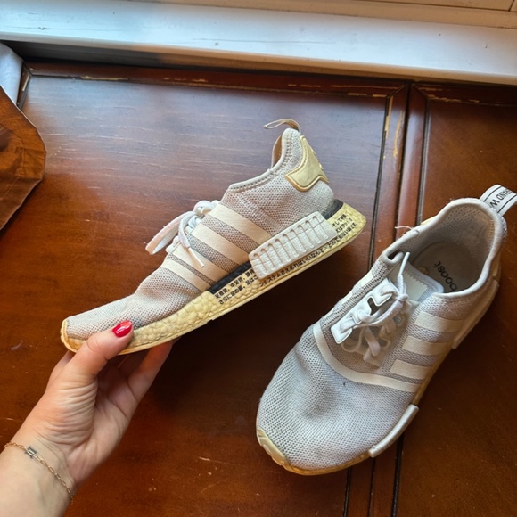 Adidas 2017 NMD_R1 Primeknit 'Japan Triple White' ultraboost sneakers - Picture 7 of 10